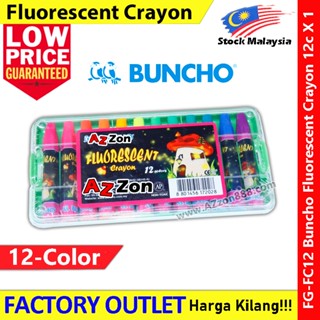 Buncho ดินสอสีเรืองแสง 12 สี 12-warna ไฮไลท์ Buncho 12 Ф Ф