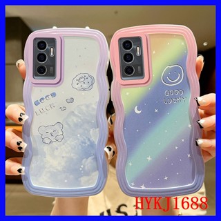 เคส Vivo V23E tpu ซิลิโคน ลายคลื่น เคสป้องกัน เคสนิ่ม