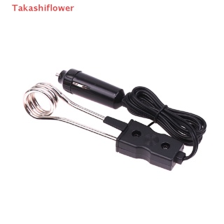 (Takashiflower) เครื่องทําน้ําอุ่นไฟฟ้า 12 24V ปลั๊ก EU UK ขนาดเล็ก แบบพกพา สําหรับเดินทาง