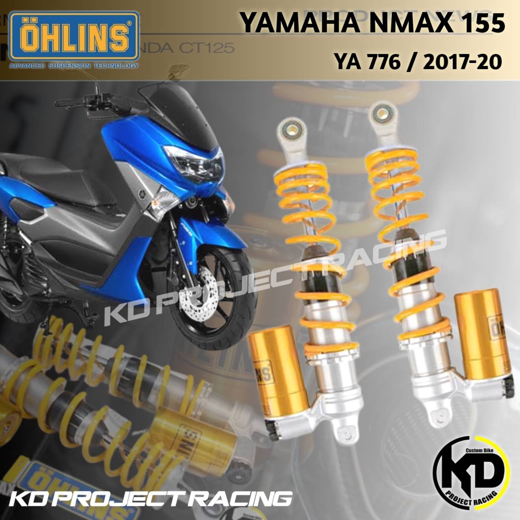 โช๊คหลัง Ohlins YA 776 Yamaha N MAX (335MM)แท้ 100%