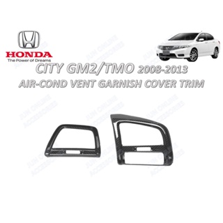 ฝาครอบช่องแอร์รถยนต์ คาร์บอนไฟเบอร์ สําหรับ Honda City TMO 2008-2013