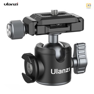 Ulanzi U-80L Arca Swiss หัวบอล พร้อมแผ่นปลดเร็ว สกรูเมาท์ขาตั้ง 1/4 นิ้ว สําหรับกล้อง DSLR ILDC Max โหลด 10 กก.