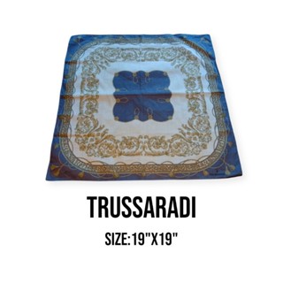 ผ้าเช็ดหน้าTrussaradiแท้100% มี2แบบ