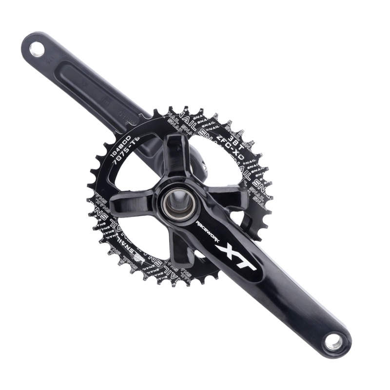 Mtb Crankset 104BCD 170 มม./175 มม.XT Crank แคบกว้าง Chainring 32/34/36/38/40/42T Mountain จักรยาน Crank พร้อมวงเล็บด้านล่าง