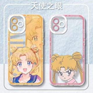 เคสโทรศัพท์มือถือแบบนิ่ม ใส ลายการ์ตูนเซเลอร์มูน แองเจิลอาย สําหรับ case OPPO A58 A98 A78 A17 A17K A77S A5 A9 A31 A53 2020 A54 A16K A52 A92 A5S A7 A12 A11K A74 A95 A16 A93 A3S A12E A55 A57 A76 A96 A15 A15S A94 F5 Youth F9 F11 Pro Reno 7 8 4F 5F 4 5 6
