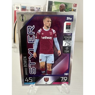 การ์ด 2022-23 Topps Match Attax UEFA League Soccer Cards West Ham United