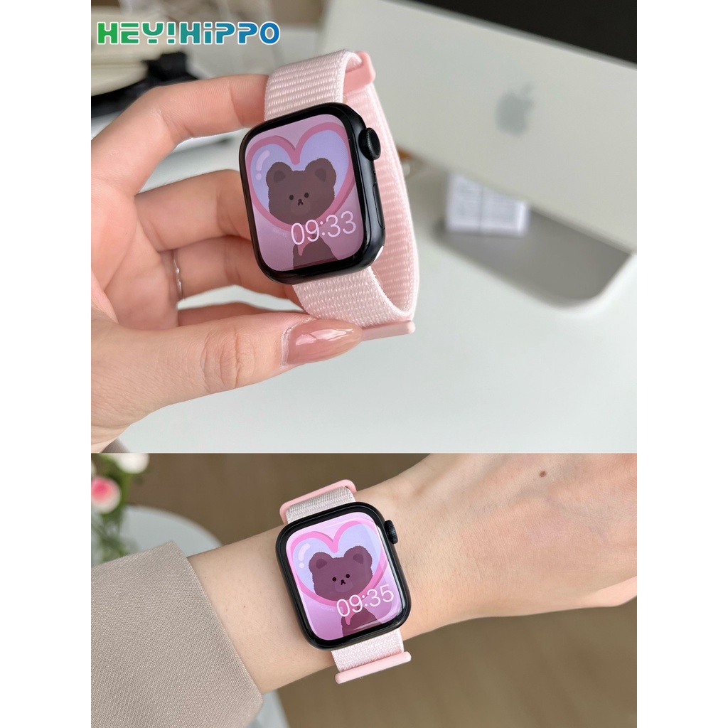สายนาฬิกาข้อมือไนล่อน สําหรับ iwatch ultra 49 มม. iwatch series 8 7 6 se 5 4 3 45 มม. 41 มม. 40 มม. 44 มม. 42 มม. 38 มม.