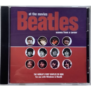 CD ROM ซีดีรอม Beatles At The Movies Scenes From A Career  ลิขสิทธิ์ ไม่ใช่ซีดีเพลง ใช้ได้ทั้ง Window &amp; MacOS