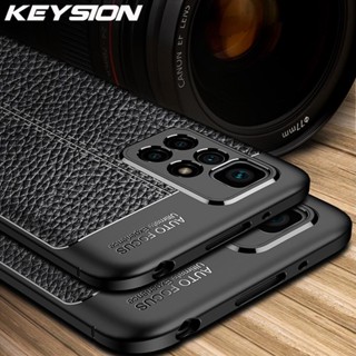 Keysion เคสโทรศัพท์มือถือหนัง ซิลิโคน กันกระแทก สําหรับ Redmi 10 2022 10 Prime Note 10T 5G Xiaomi POCO F3 GT