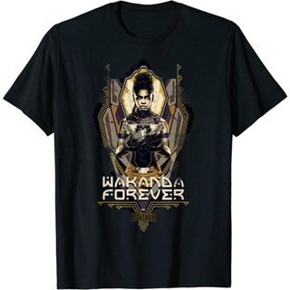 เสื้อยืด พิมพ์ลาย marvel Black Panther Wakanda Forever Shuri Shield นําเข้าจากสไปเดอร์แมน สําหรับผู้ชาย ผู้ใหญ่