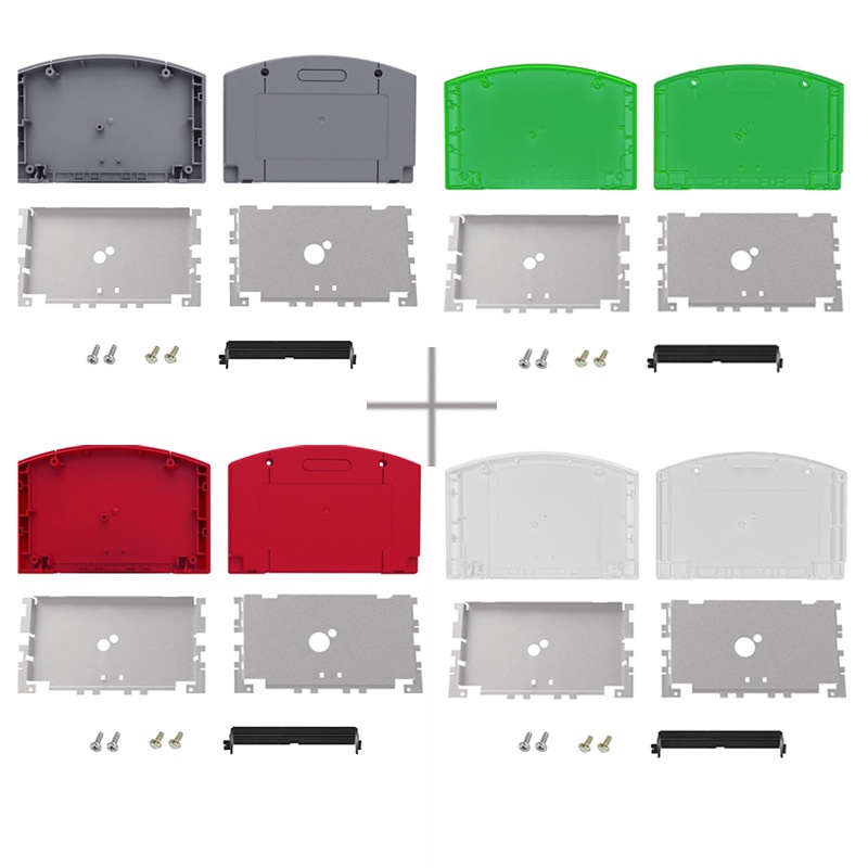 1x DIY พลาสติกกรณีตลับเกม Replacment สําหรับ Ninthend 64 N64 USA Verison การ์ดเกมเชลล์