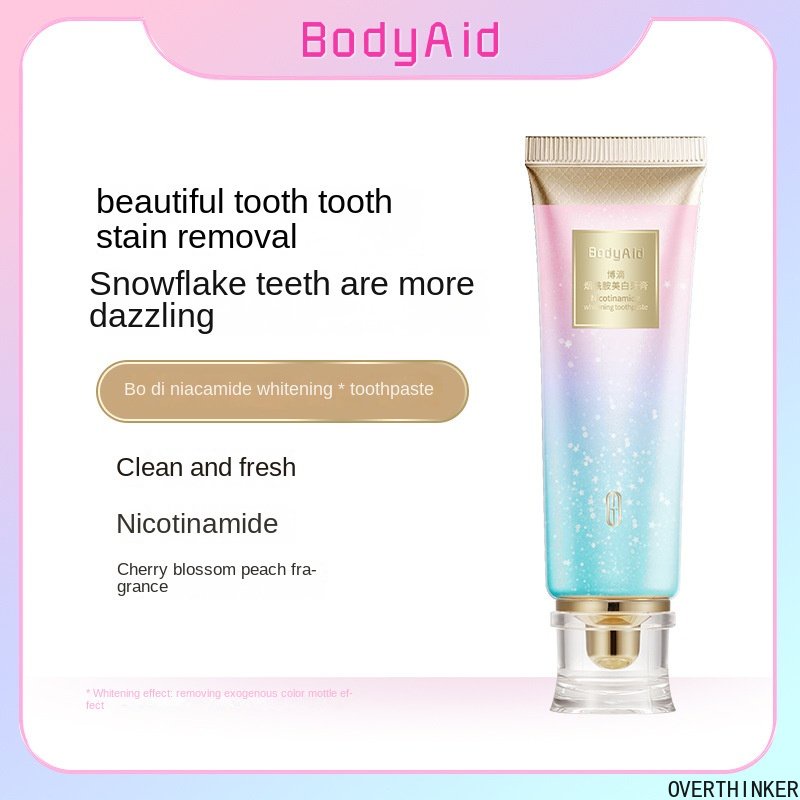 博滴烟酰胺美白牙膏 Original Bodyaid  Niacinamide Whitening Toothpaste To Remove Tooth Stains  Bad Breath Counter Toothpaste Oral Care100g ราคา ถูกที่สุด ดีลบีเคเค