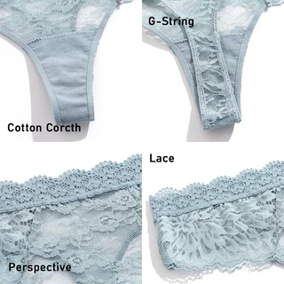 ลูกไม้ทองผู้หญิงเซ็กซี่ G-string ดอกไม้ต่ําเอว T-Back Panty สุภาพสตรีบิกินี่ชุดชั้นในชุดชั้นใน S-XL