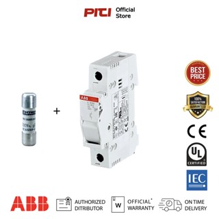 ABB E91/32 Fuse Isolator Switch 10x38mm + ลูกฟิวส์ Ferraz shawmut gl-gG 10x38mm 500V 2,4,6A