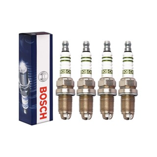 BOSCH หัวเทียน F7LTCR 3 เขี้ยว (แพ็ค 4 หัว)[4X49823455]