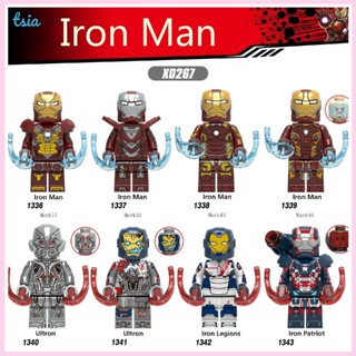 Rx Avengers Endgame Iron Man Legions Ultron War Machine Building Blocks MARK 33 ของเล่นสําหรับเด็ก