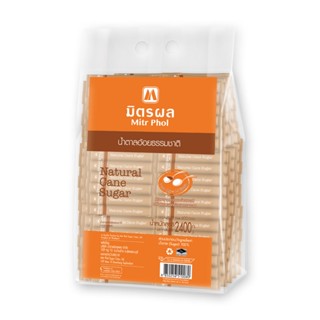 มิตรผล น้ำตาลอ้อยธรรมชาติ 6กรัม ยกแพ็ค 400ซอง MITR PHOL NATURAL CANE SUGAR