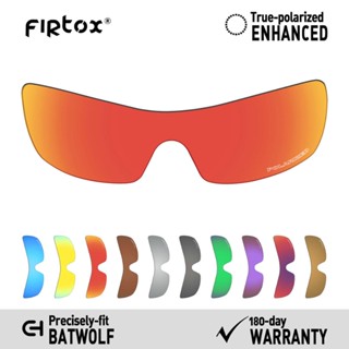 Firtox เลนส์โพลาไรซ์ ป้องกันน้ําทะเล แบบเปลี่ยน หลากสี สําหรับ Oakley Batwolf OO9101