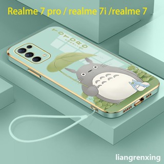 เคส realme 7 pro realme 7i realme c17 ใหม่ เคสโทรศัพท์มือถือ ซิลิโคนนิ่ม ชุบไฟฟ้า กันกระแทก สําหรับ realme 7 pro realme 7i realme c17 DDLM01 น่ารัก ลายการ์ตูน กันกระแทก