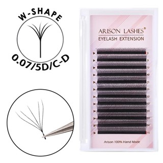 💖💖Lashes Arison W ขนตาปลอม 5D แบบไฮบริด สําหรับต่อขนตา