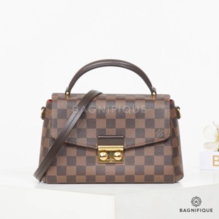 LOUIS VUITTON CROISETTE EBENE DAMIER CANVAS GHW