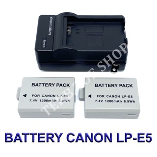 (Saving Set 2+1) LP-E5  LPE5 Camera Battery and Charger for Canon EOS Rebel XSi,XS,T1i,450D,500D,1000D,Kiss F/X2/X3