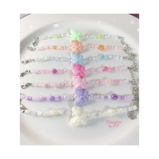 พร้อมส่ง💕กำไลข้อมือลูกปัด | Bead bracelet | 💐สร้อยข้อมือผีเสื้อสีสันสดใส🦋🌈