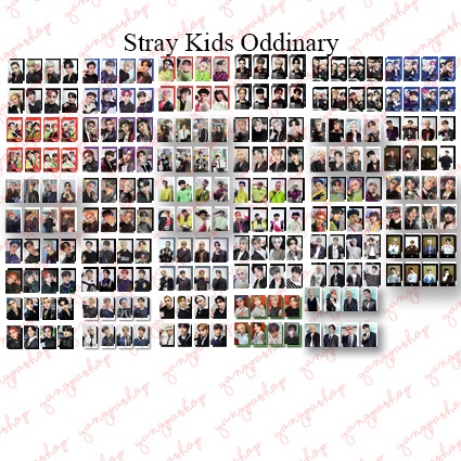[PO / SET] RAY KIDS ODINARY SKZZ STAY MANIAC PHOTOCARD UNOFFICIAL FANMADE YANGPASHOP BANK YUNJIN LEE