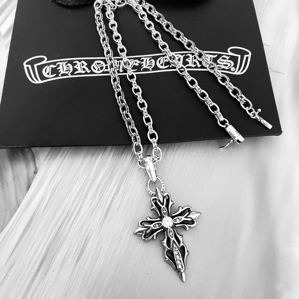 สร้อยคอ Chrome Hearts สําหรับผู้ชายและผู้หญิง