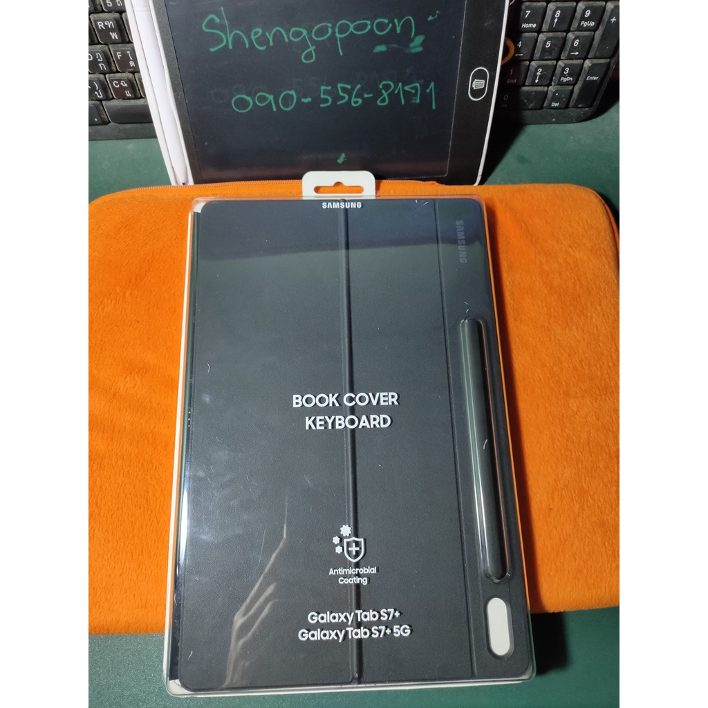 Book Cover Keyboard ของแท้จากศูนย์ สำหรับ Samsung Galaxy Tab S7 Fe / S7 Plus / S8 Plus