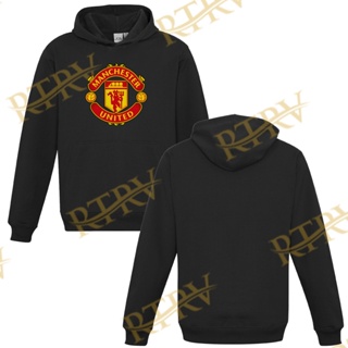 เสื้อแจ็กเก็ต มีฮู้ด ลาย Mu manchester United สําหรับเด็ก