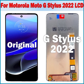 หน้าจอแสดงผล LCD ดิจิทัล LCD สําหรับ Motolora Moto G Stylus 2022 Moto G Stylus 2022