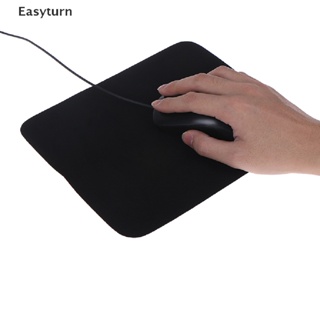 Easyturn แผ่นรองเมาส์เล่นเกม กันลื่น ควบคุมความเร็ว ขนาด 24x20 ซม. สีดํา
 Et