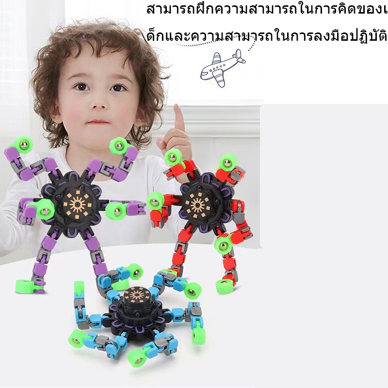 สปินเนอร์ หลากสีสัน ของเล่นคลายเครียด สําหรับเด็ก ผู้ใหญ่ ไจโรสโคปเครื่องกล ฟิดเจ็ตสปินเนอร์ ของเล่นเด็ก 2022 ราคา ถูกที่สุด ดีลบีเคเค แกลเลอรีภาพที่ 7
