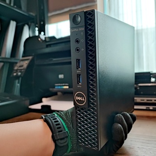 คอมพิวเตอร์ Dell Optiplex 3050 Micro - CPU Core i5-7500T Max 3.3 GHz [Gen7] + SSD ต่อ WIFI ได้มี HDMI เคสเล็กไมโคร