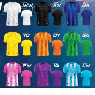 เสื้อกีฬา H3 สีฟ้า สีแดง สีส้ม สีชมพู สีน้ำเงิน สีเหลือง