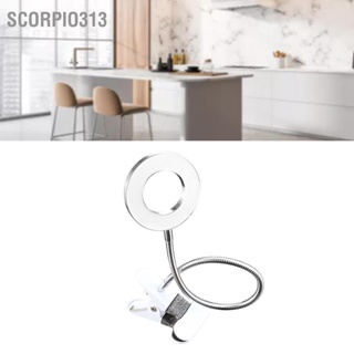 BScorpio313 โคมไฟตั้งโต๊ะ Led แบบกลวง ปรับได้ สําหรับอ่านหนังสือ แต่งหน้า