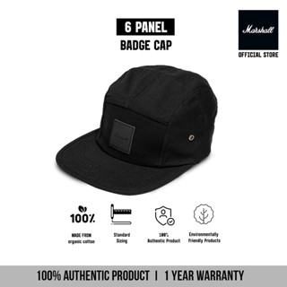 Marshall Travel หมวก มาร์แชล ลิขสิทธิ์แท้ Badge Cap 6 Panels