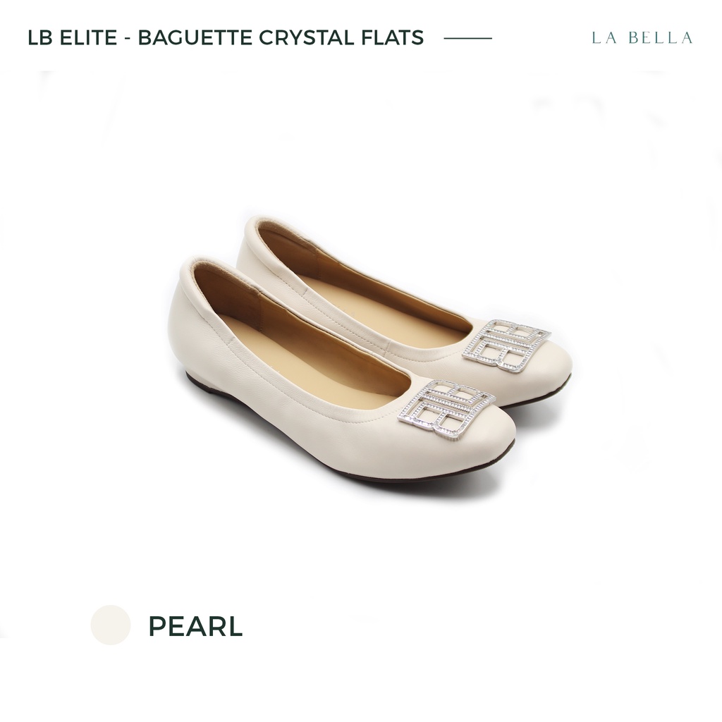 LA BELLA รุ่น LB ELITE BAGUETTE CRYSTAL - PEARL