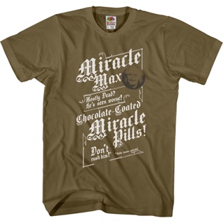 Miracle Max Princess Bride Shirt เสื้อคนอ้วน เสื้อยืดผู้ชาย Tee