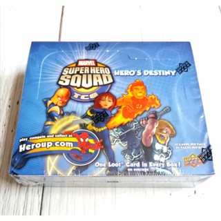 (Sealed Booster Box) กล่องสุ่มการ์ด มาร์เวล : โชคชะตาแห่งฮีโร่ ( MARVEL SUPER HERO SQUAD TCG HEROS DESTINY )