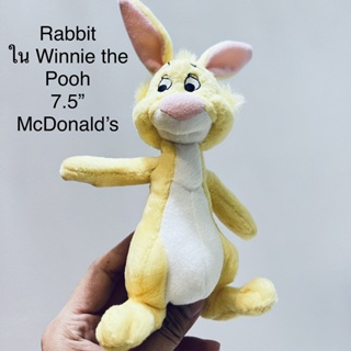 #ตุ๊กตา #กระต่าย ใน #วินนี่ #เดอะพูห์ 7.5” #RABBIT #TOY #DISNEY by #Winnie the #Pooh #McDonald’s  #หายากมาก #สภาพสมบูรณ์