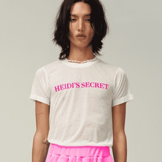 Heidi’s Secret Classic Tee - Super Thin #ผ้าบาง - White