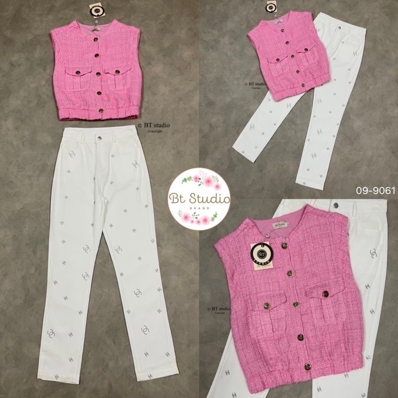BT STUDIO พร้อมส่ง Set เสื้อ+กางเกง น่ารักมาก