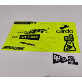 Vr 46 SIGN ED - สติกเกอร์อินเตอร์คอม สําหรับติดตกแต่ง