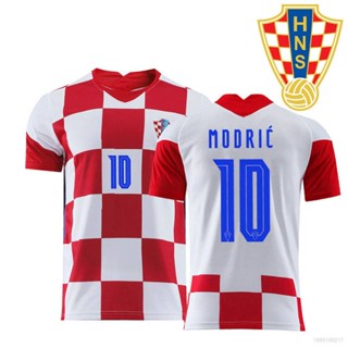 เสื้อกีฬาแขนสั้น ลายทีมชาติฟุตบอล Croatia 2022 ทรงหลวม พลัสไซซ์