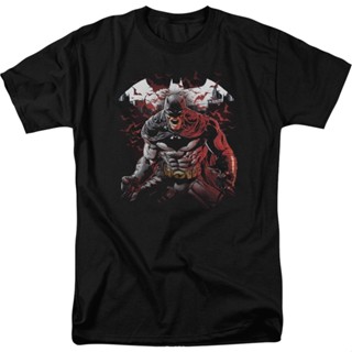 Batman Dark Knight Rage DC Comics T-Shirt เสื้อยืดวินเทจ เสื้อทหาร เสื้อแฟชั่นผญ