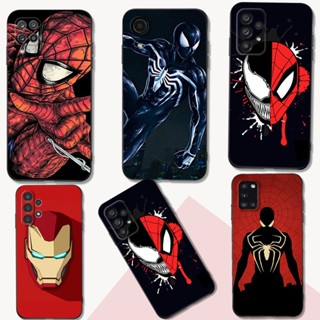 เคสโทรศัพท์ซิลิโคน tpu แบบนิ่ม ลายซุปเปอร์ฮีโร่ สีดํา สําหรับ Samsung Galaxy A22 4G 5G A22S A42 5G A12 A10