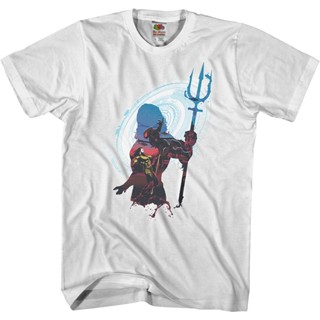 Silhouette Aquaman T-Shirt เสื้อยืดสีพื้น เสื้อเชิ้ต เสื้อยืด