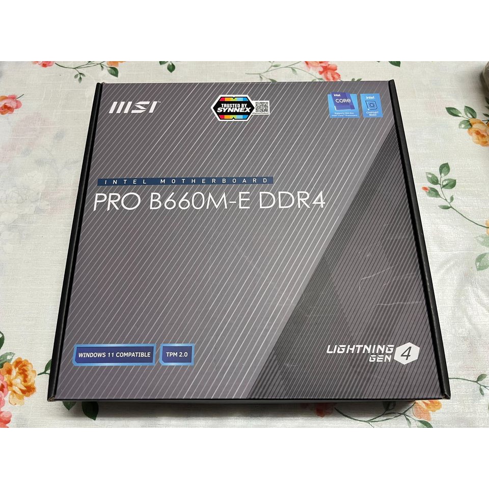 msi pro b660m-e ddr4